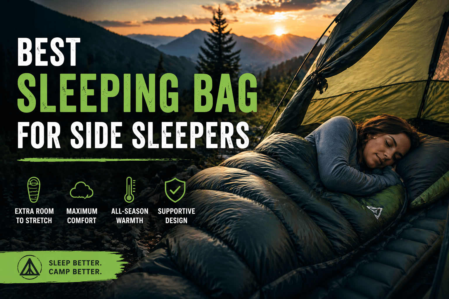 Best Sleeping Bag for Side Sleepers