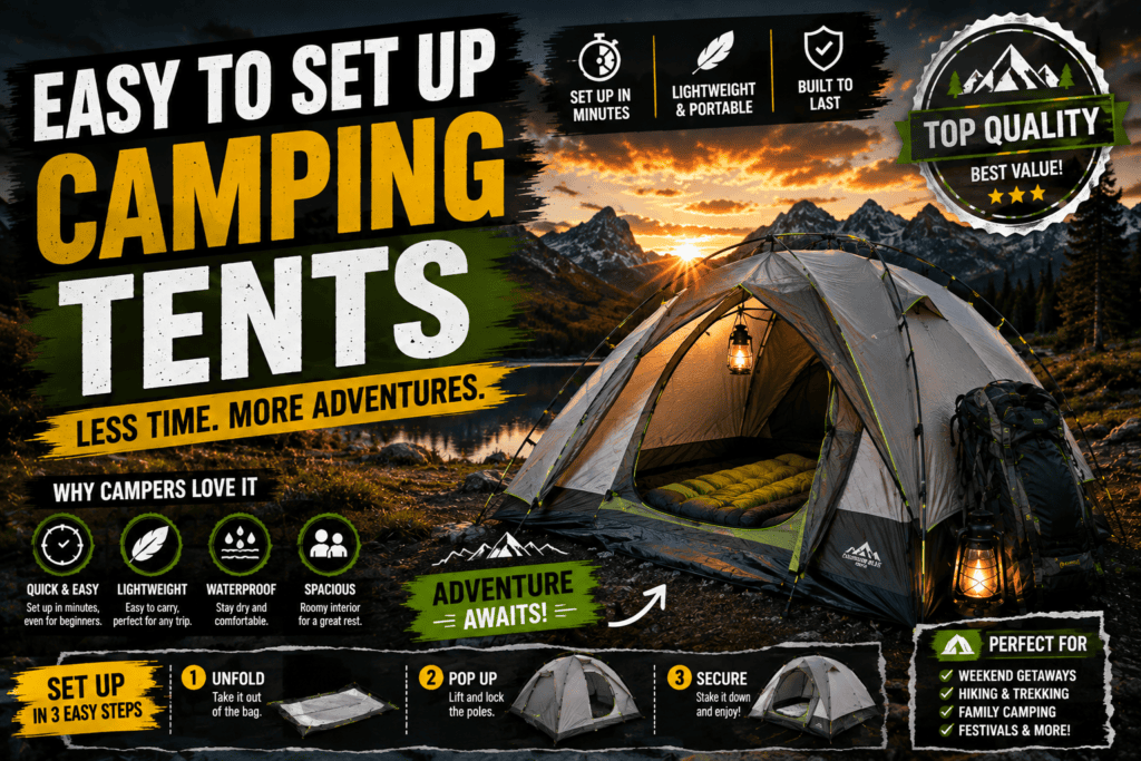 Easy to Set Up Camping Tents